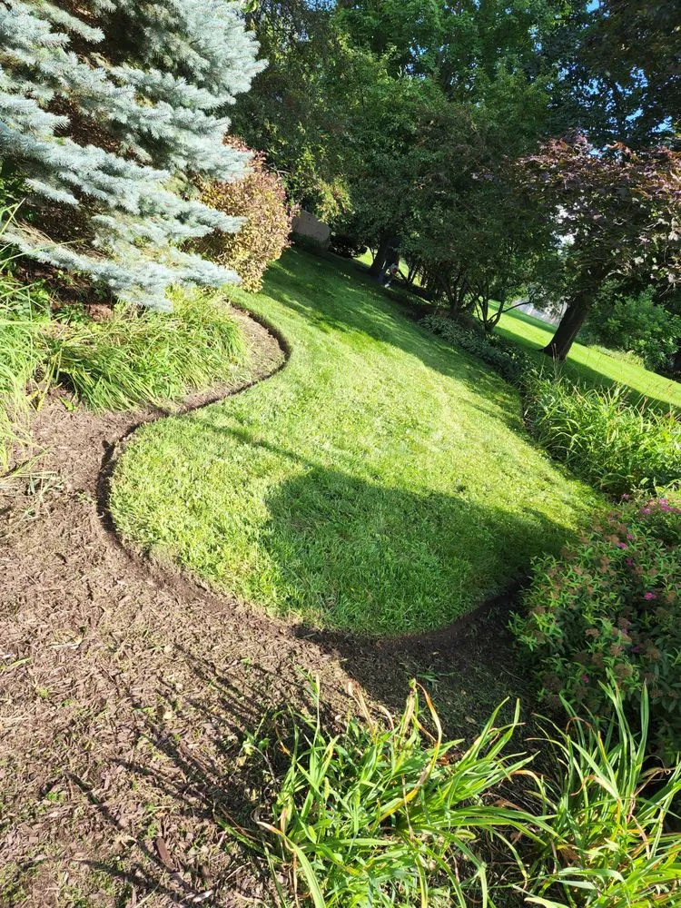 Affordable landscape installation near you in Lake in the Hills, IL by Stand-up landscaping