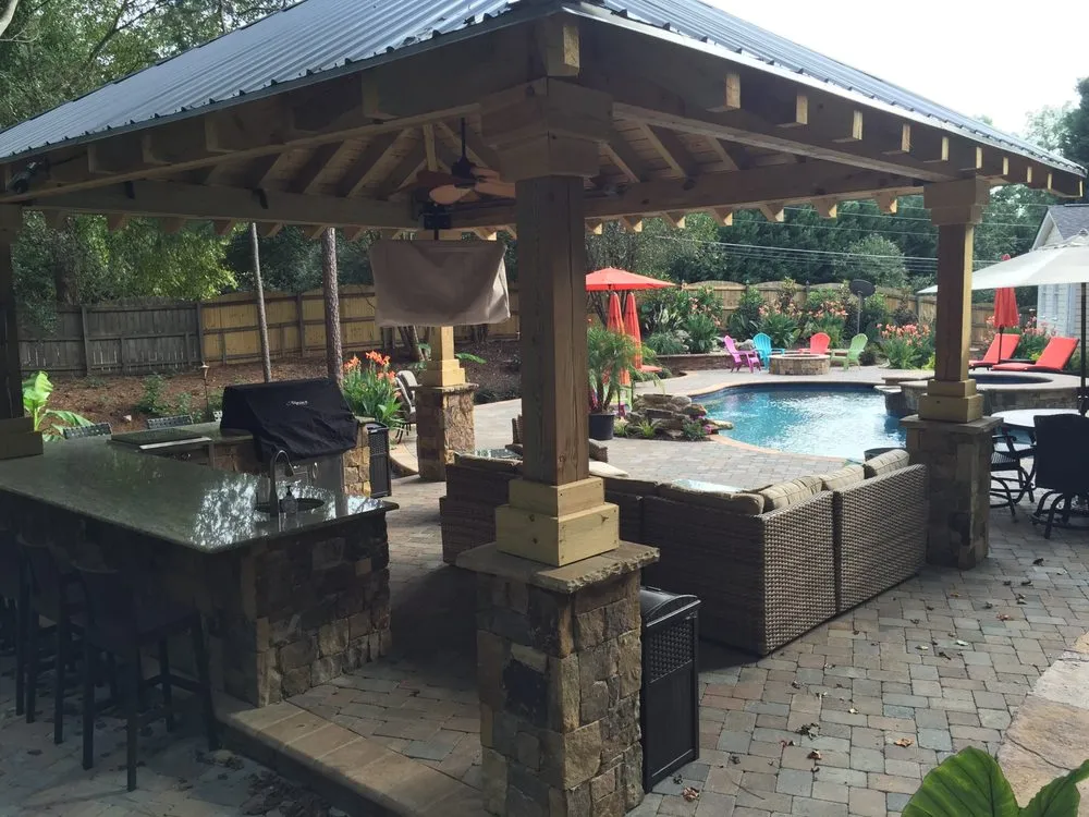 Trusted landscape installation in Apex, NC by Standard Construction & Landscaping