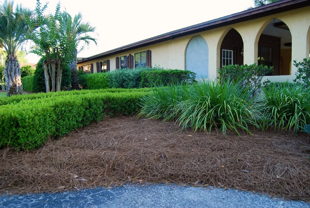 Custom landscaping services in Chiefland, FL - Standridge Baled Pinestraw