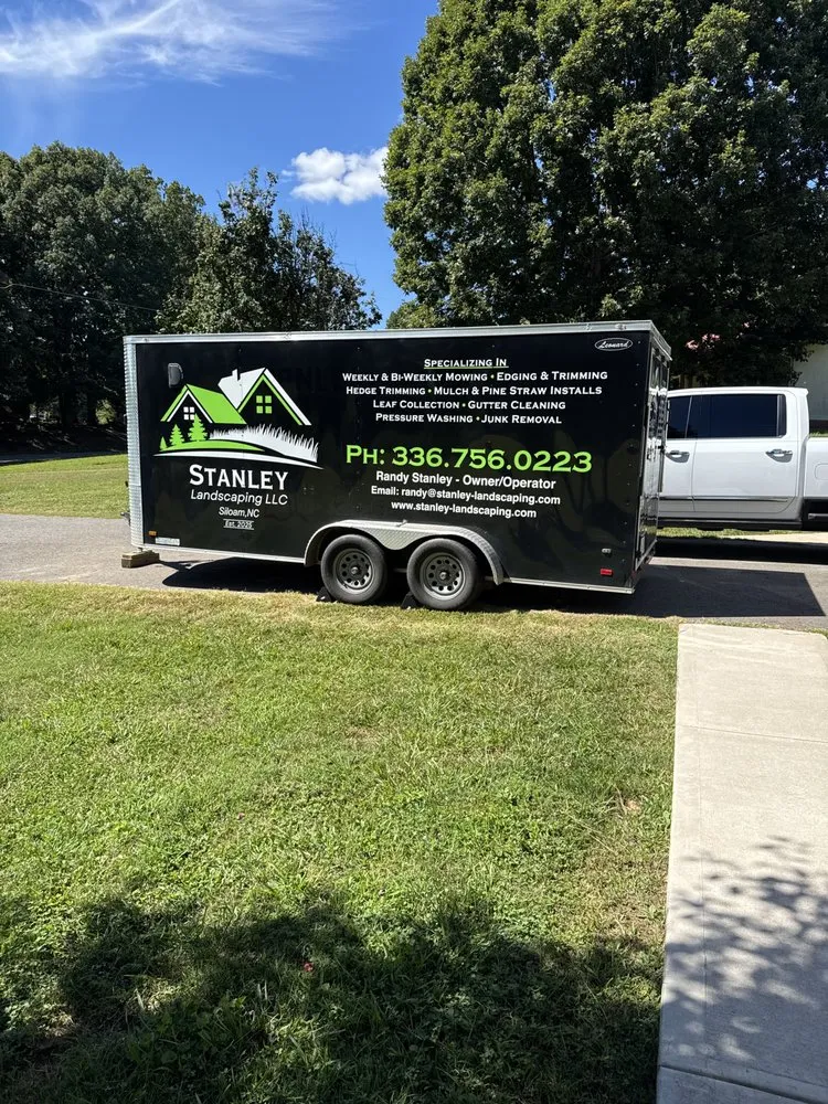 Reliable lawn mowing service in Siloam, NC by Stanley Landscaping