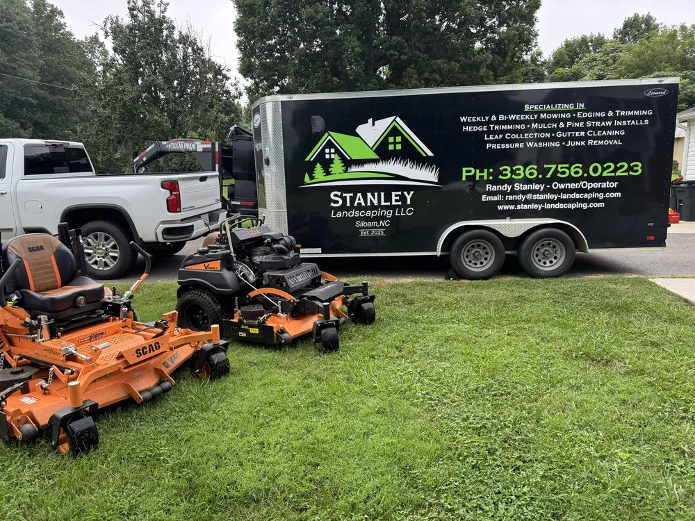 Local lawn mowing service for residential properties across Siloam, NC - Stanley Landscaping