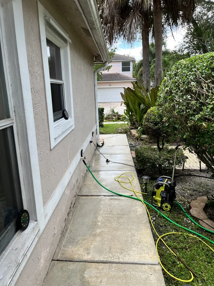 Local landscape installation with custom design in Boca Raton, FL by StanThe Handyman