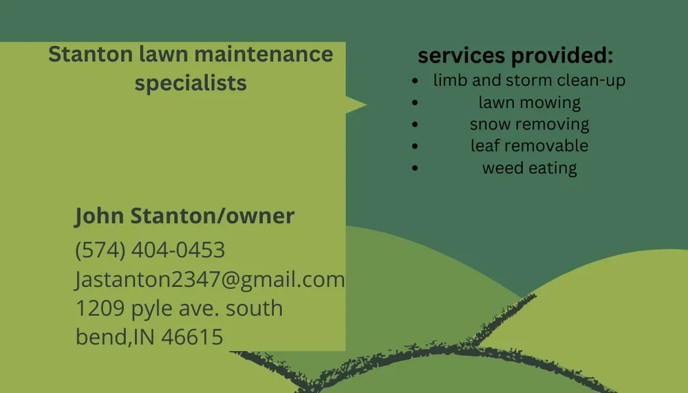 Custom yard cleanup service in South Bend, IN - Stanton Lawn Maintenance Specialist