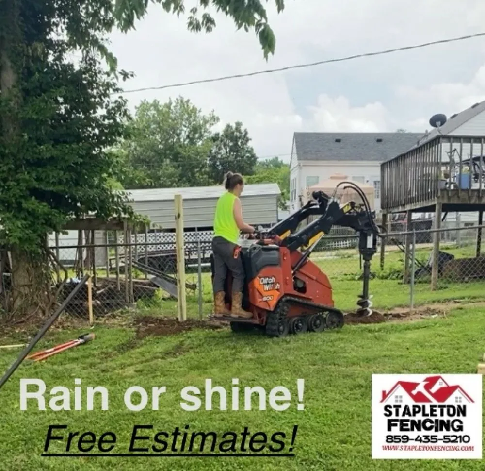 Affordable lawn mowing service for outdoor upgrades in Paris, KY by Stapleton Fencing