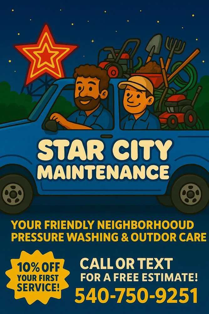 Affordable lawn mowing service with custom design in Roanoke, VA by Star City Maintenance