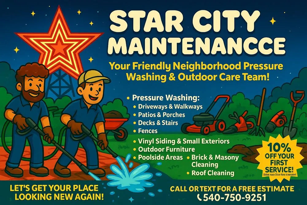 Local lawn mowing service for beautiful yards across Roanoke, VA - Star City Maintenance