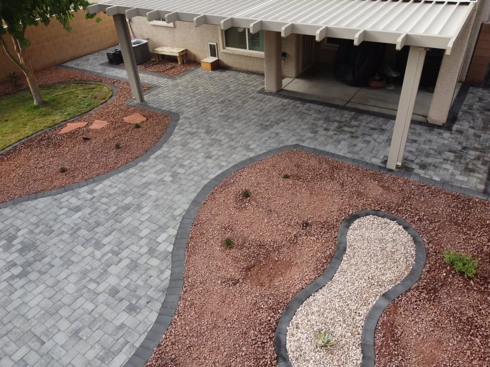 Reliable lawn care service with custom design in Las Vegas, NV by Star Landscaping