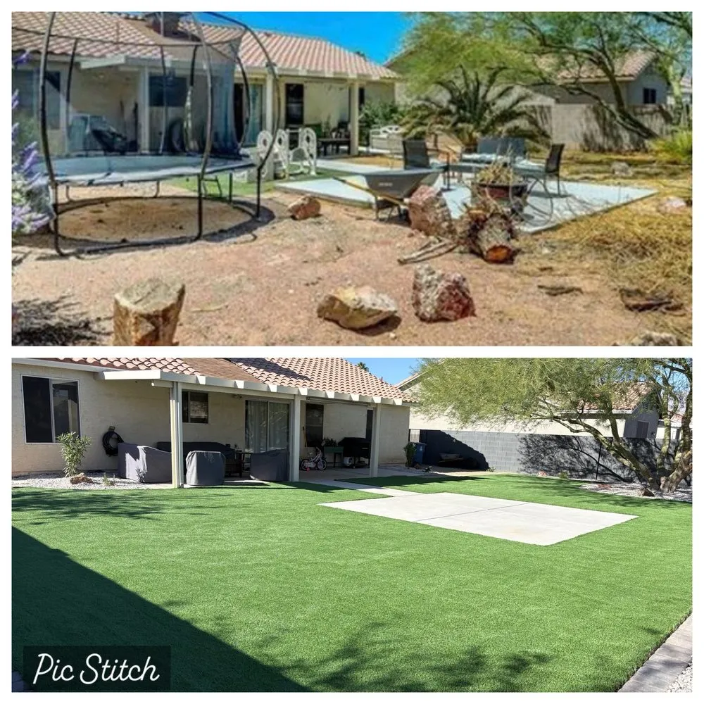 Affordable yard maintenance in Las Vegas, NV by Star Landscaping
