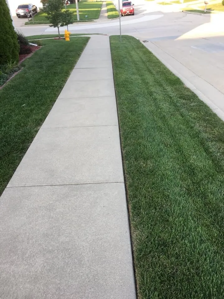 Custom garden landscaping with custom design in Bloomington, IL by Star Lawn Care