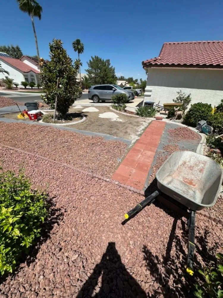 Expert landscape installation for residential properties in North Las Vegas, NV by Star Painting & Maintenance