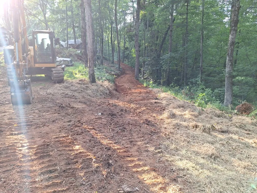 Trusted outdoor landscaping with custom design in Ellijay, GA by Starks Hauling & Development