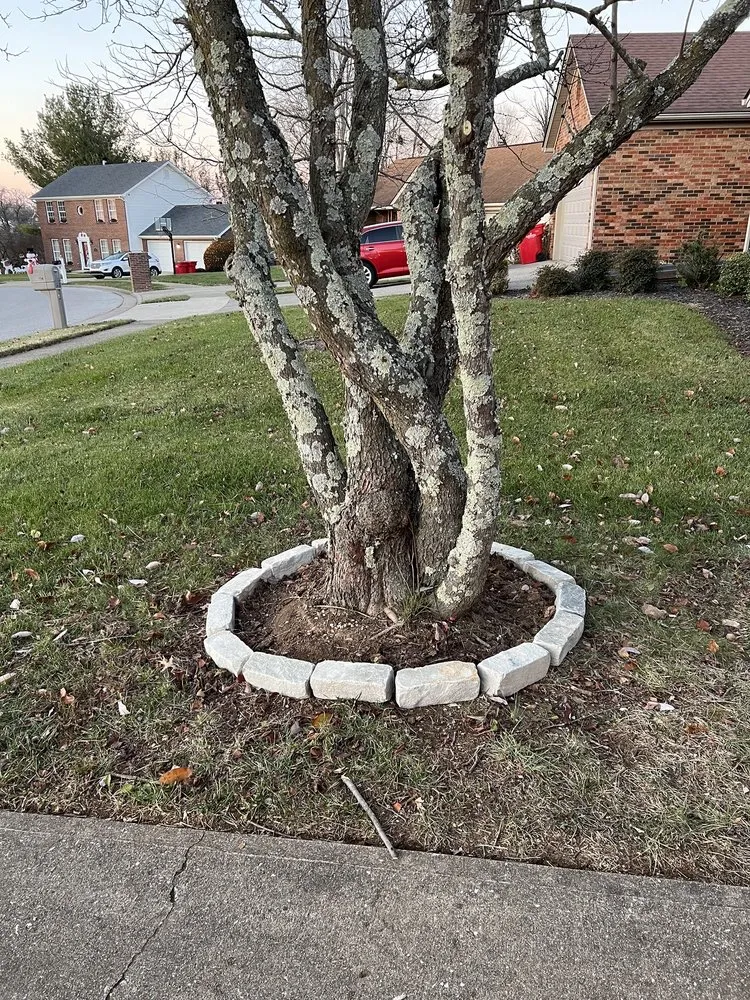 Custom garden landscaping in Frankfort, KY by Stark's Lawn and Landscape