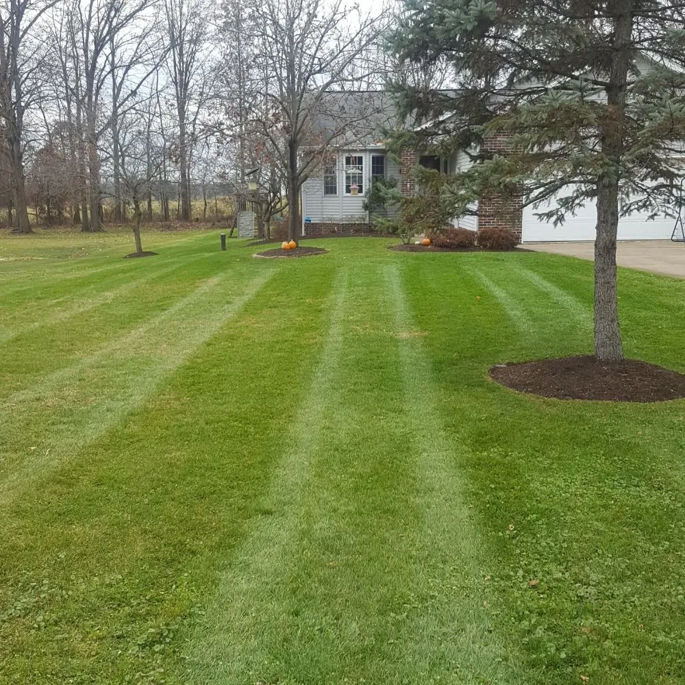 Custom lawn mowing service for residential properties across Louisville, OH - StarkScapes