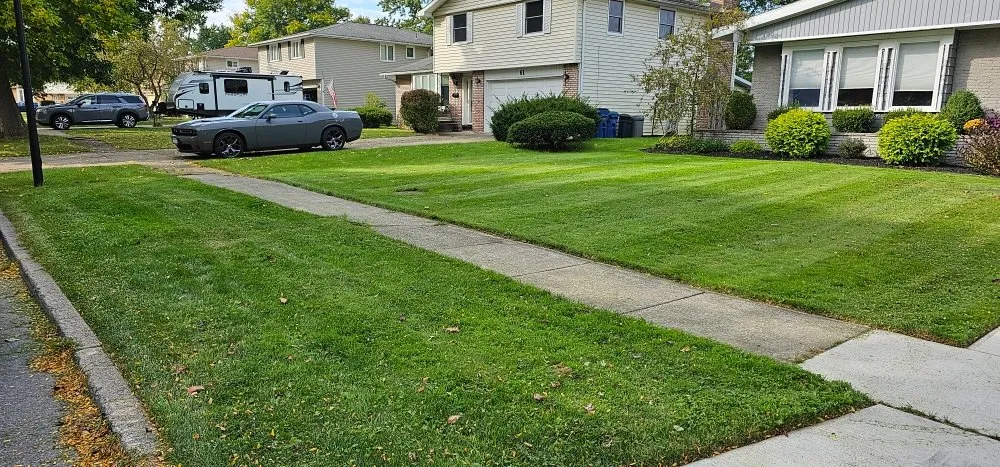 Professional residential landscaping with custom design in Buffalo, NY by Starlite Snow Removal & Lawn Care