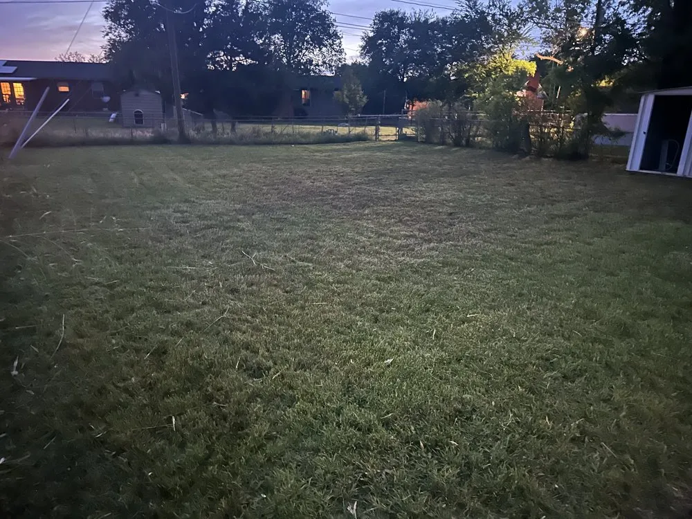 Custom garden landscaping for year-round maintenance in Lawton, OK by Starr Landscaping