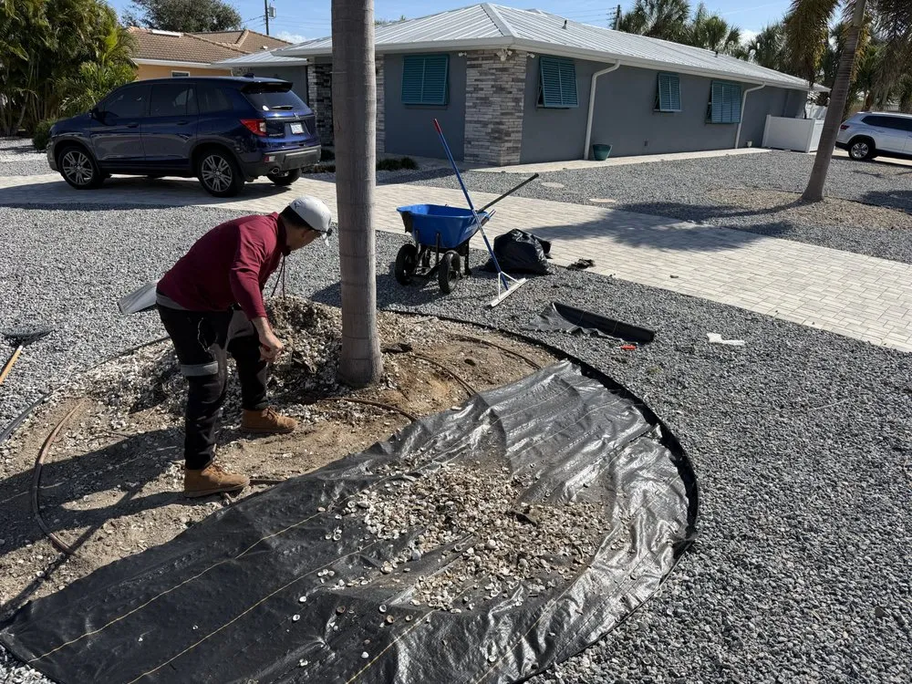 Affordable yard cleanup service for outdoor upgrades in St. Petersburg, FL by Stars & Stripes Landscaping