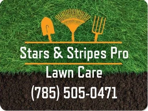 Stars & Stripes Pro Lawn Care Logo