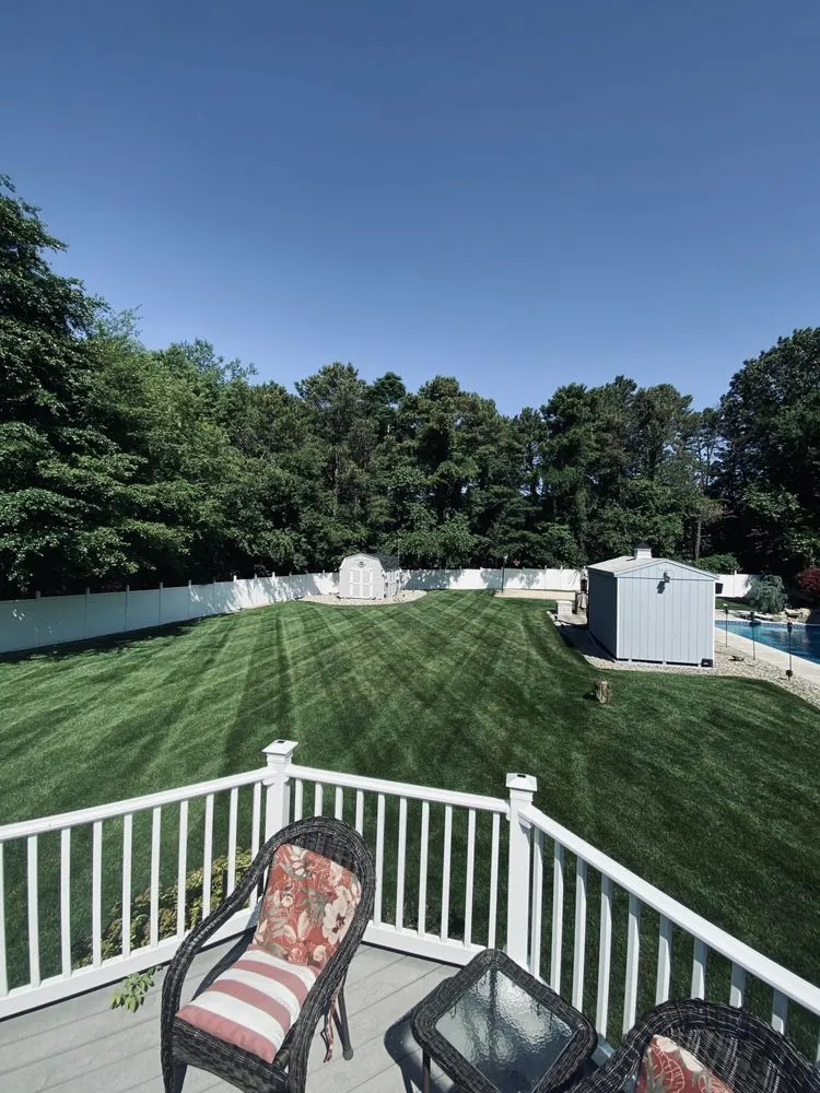 Professional yard maintenance for residential properties in Jackson Township, NJ by Stars and Stripes Property Maintenance