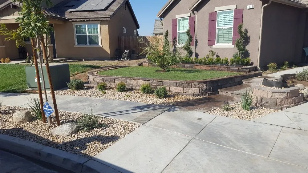 Custom garden landscaping in Lemoore, CA - Start Fresh Landscaping