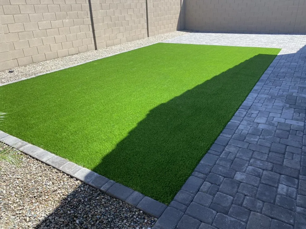 Custom outdoor landscaping in Tolleson, AZ by State 48 Turf & Landscape