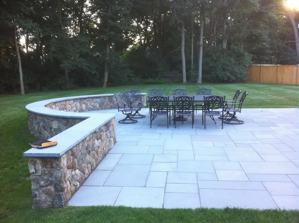 Professional garden landscaping for homes in North Reading, MA by State Stone Masonry