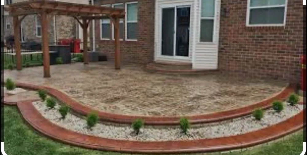 Local lawn mowing service with custom design in Iron Station, NC by Statesville Masonry
