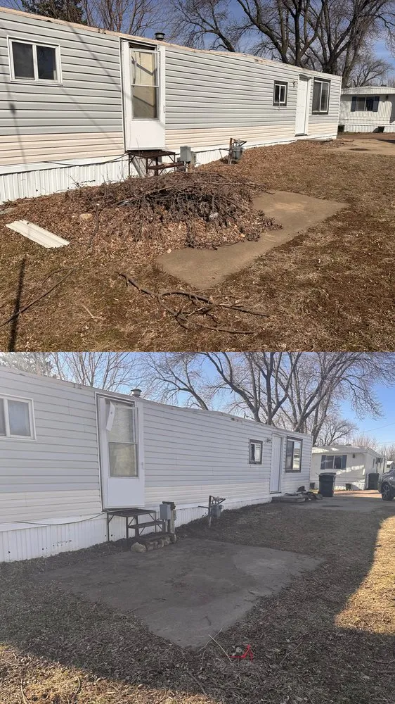 Professional yard cleanup service in Sioux City, IA - Staums Lawn Care Services