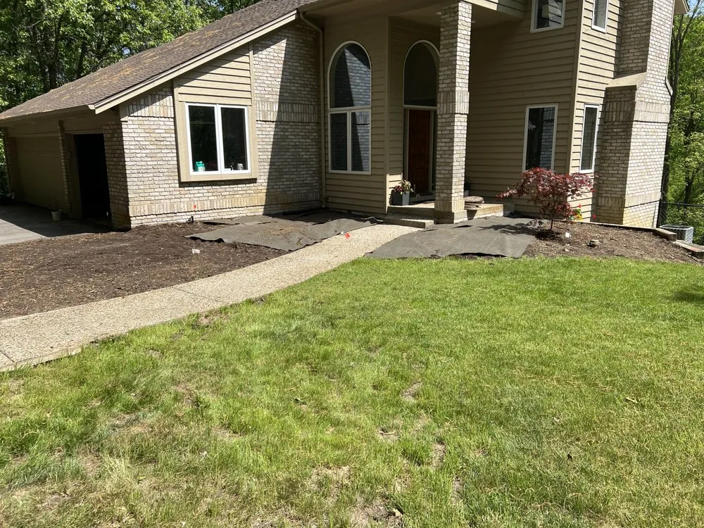 Professional landscaping services for residential properties in Middleville, MI by Stayton property management