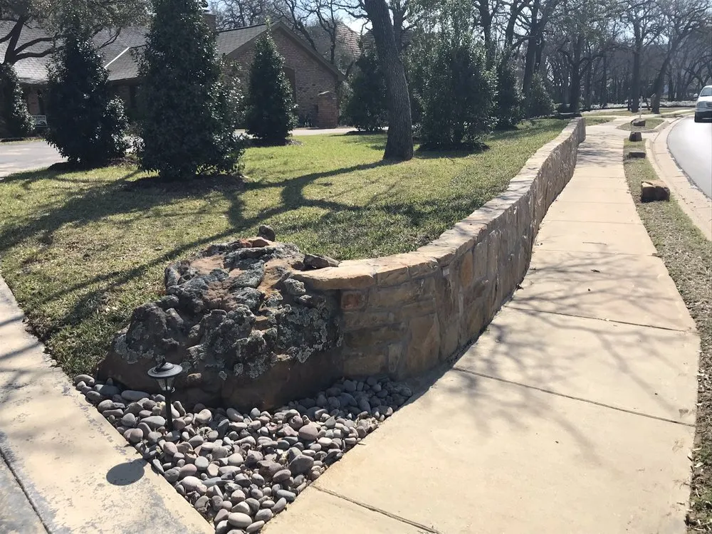 Local lawn mowing service in Keller, TX by Steele Landscapes & Patios