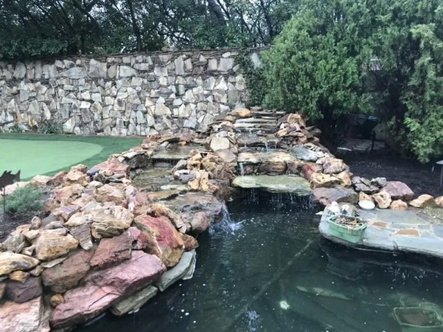 Local garden landscaping with custom design in Keller, TX by Steele Landscapes & Patios