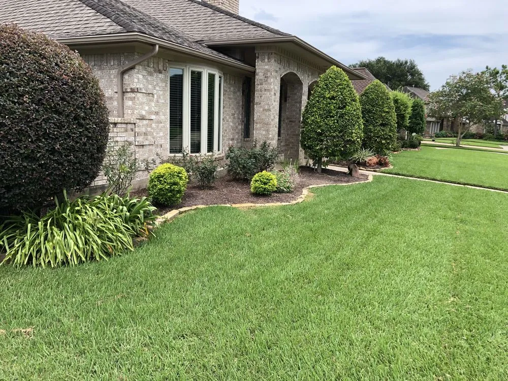 Affordable landscape installation for residential properties in Baytown, TX by Stellar Landscaping Services