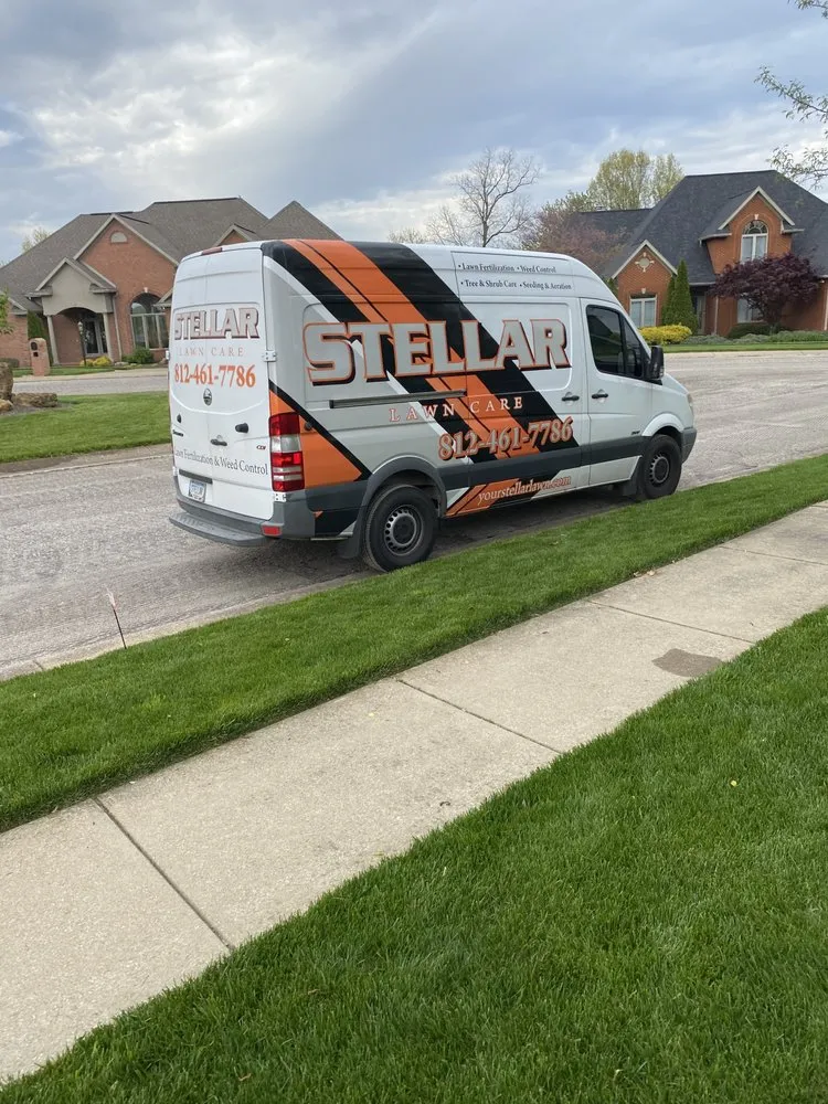 Local landscape installation with custom design in Evansville, IN by Stellar Lawn Care