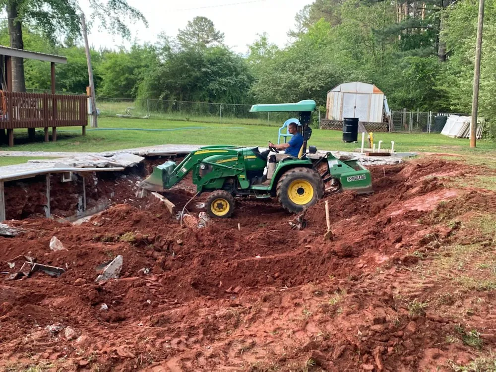 Expert garden landscaping in Hogansville, GA by Stellar Tractor Works