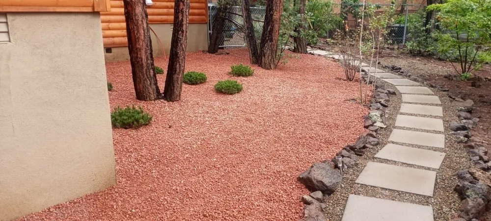 Affordable garden landscaping in Flagstaff, AZ by Steller's Irrigation and Landscaping