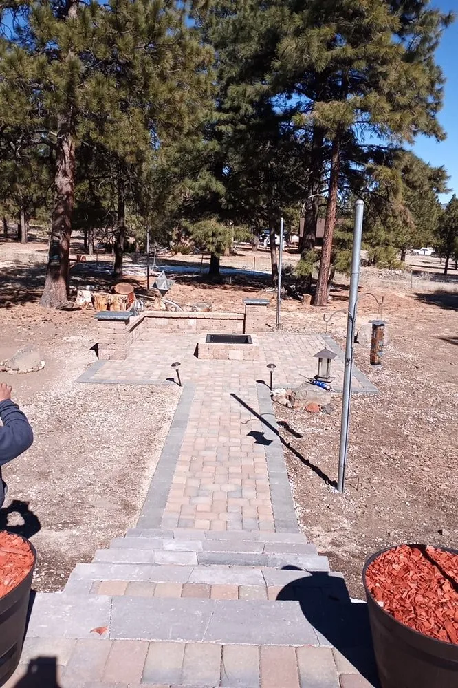 Local landscape installation with custom design across Flagstaff, AZ - Steller's Irrigation and Landscaping