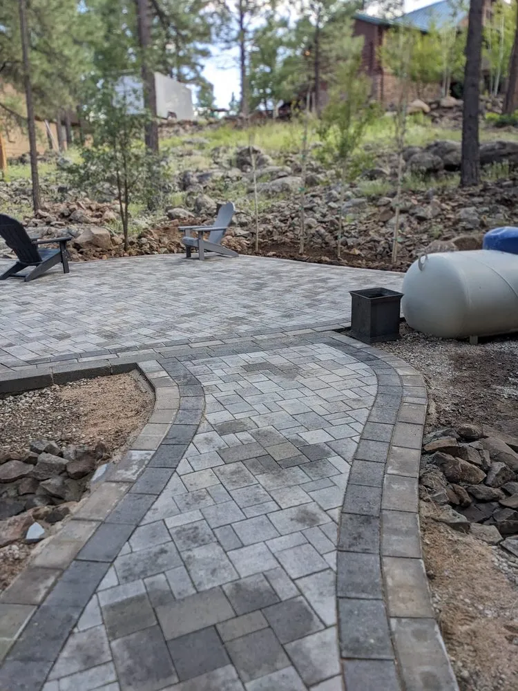 Professional residential landscaping in Flagstaff, AZ by Steller's Irrigation and Landscaping
