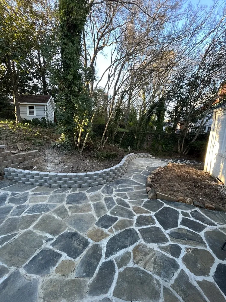 Professional yard cleanup service in Greensboro, NC by Step By Step Outdoor Living