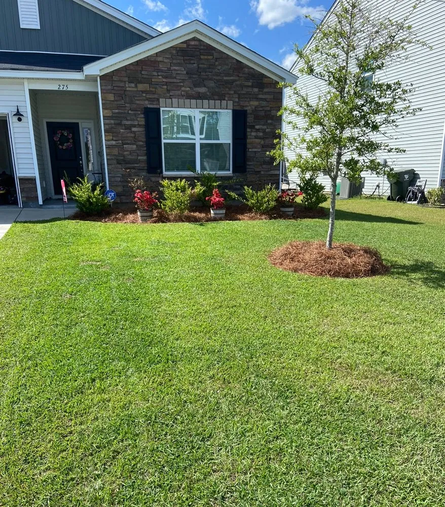 Custom landscape design for beautiful yards in Summerville, SC by Steph & Paul Lawn Care Service