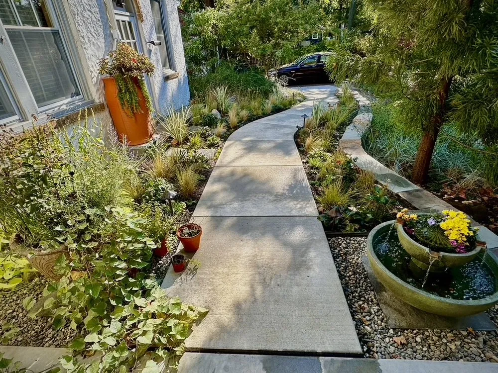 Professional landscape design with custom design in Collingswood, NJ by Stephen Coan Garden Design