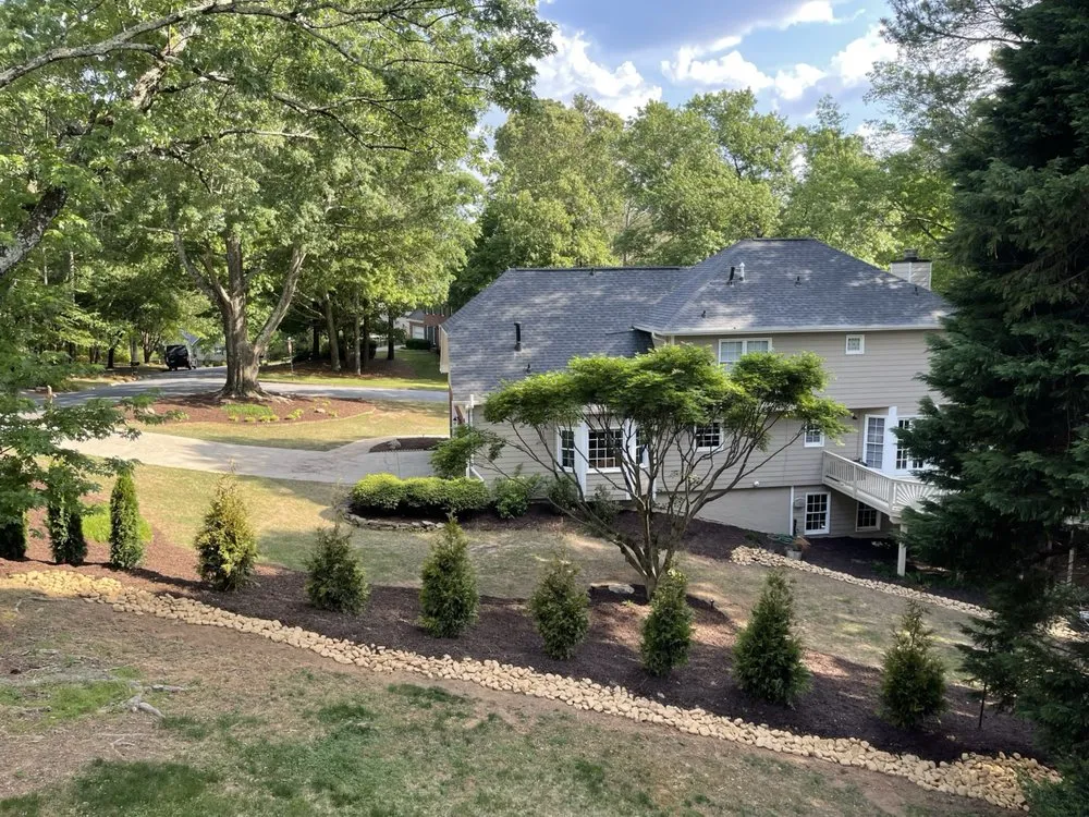 Custom garden landscaping for year-round maintenance across Cumming, GA - Stephens Family Landscaping and Trees