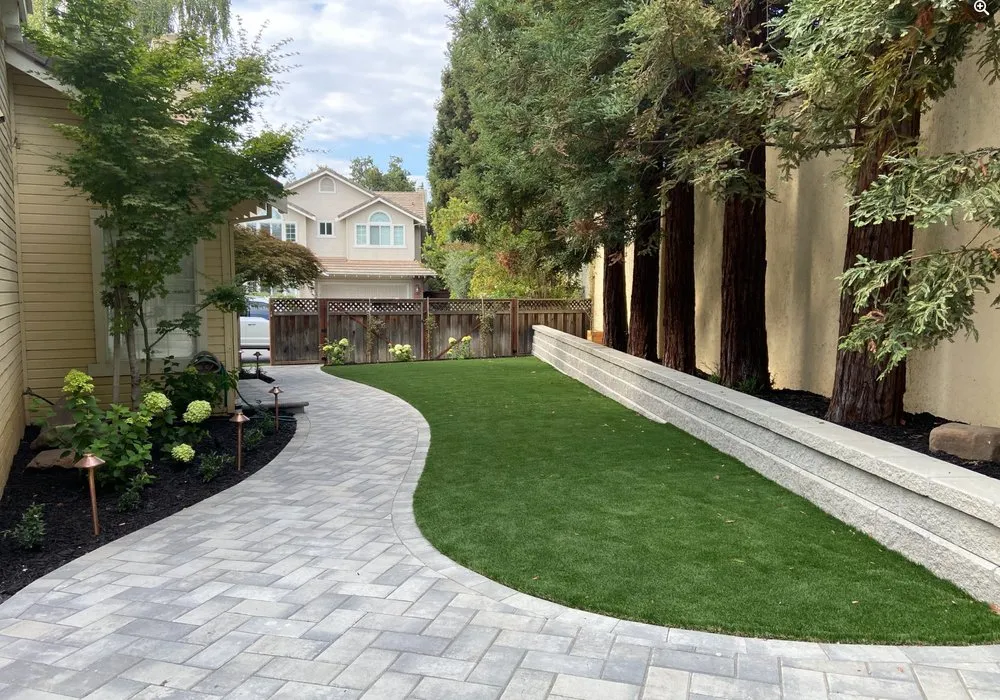 Professional lawn mowing service for residential properties in San Diego, CA by Stepping Stone Landscape Design