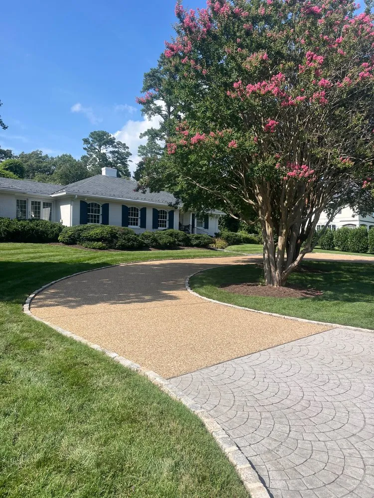 Affordable landscape installation for homes in Rockville, VA by Stepping Stone Landscaping