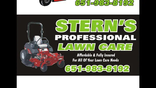 Stern's professional lawn care