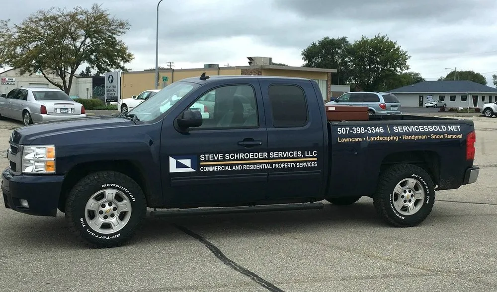 Custom garden landscaping in Claremont, MN by Steve Schroeder Services