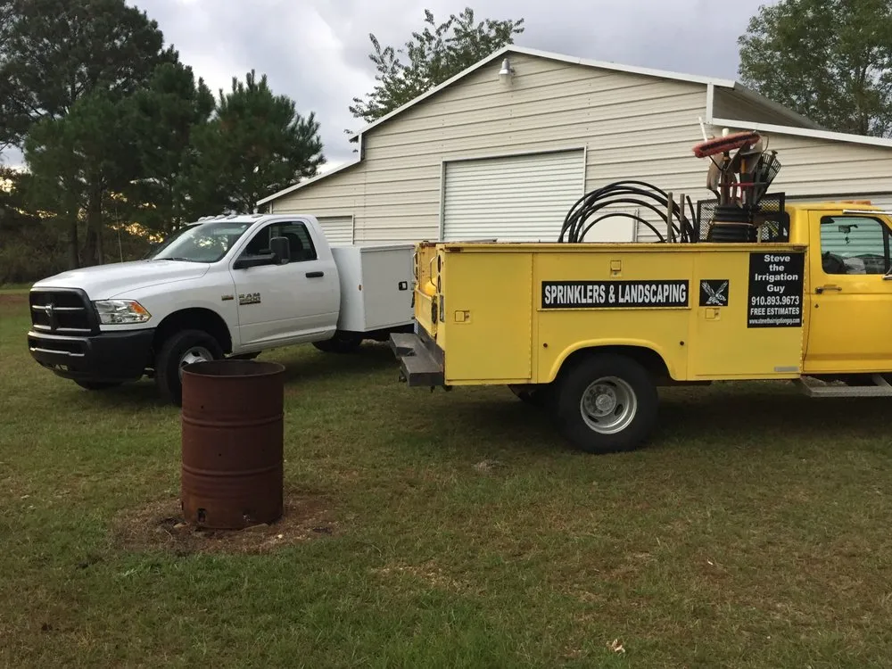 Custom landscape installation for year-round maintenance in Lillington, NC by Steve the Irrigation Guy