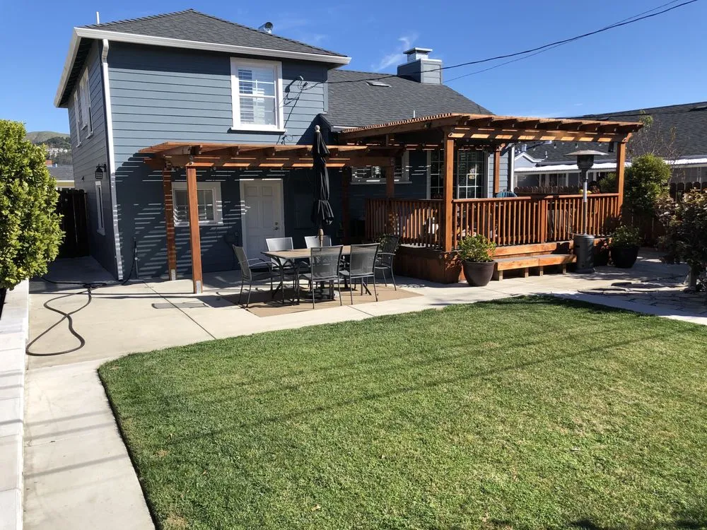 Custom outdoor landscaping in Daly City, CA by Steven Mai Landscaping