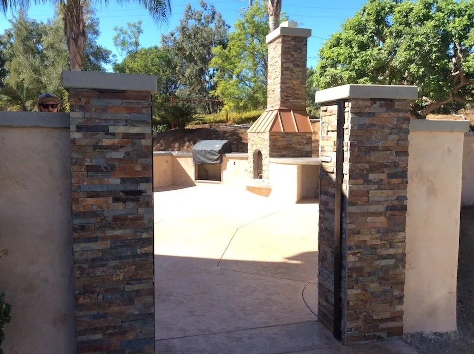 Reliable landscape installation for residential properties in Fallbrook, CA by Stevens Concrete and Construction
