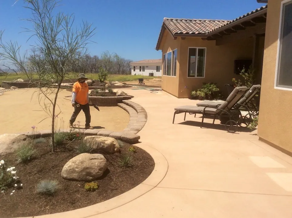 Reliable landscaping services experts serving Fallbrook, CA - Stevens Concrete and Construction