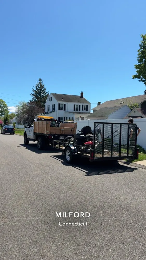Local lawn care service in Milford, CT by Stevens enterprises