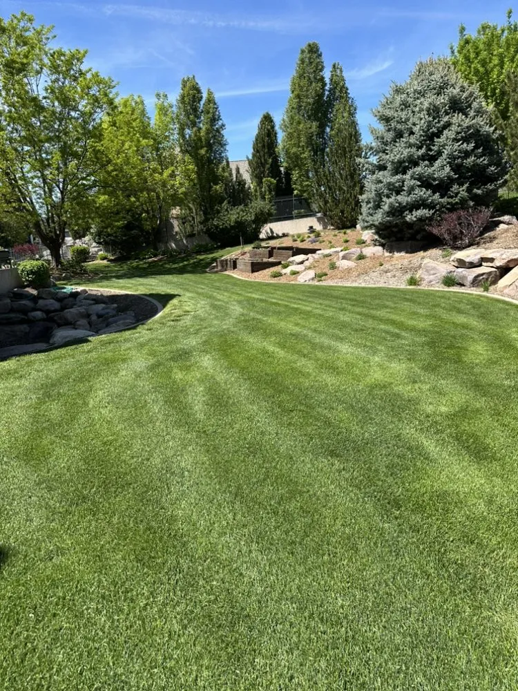 Affordable garden landscaping in Smithfield, UT by Stevens Mows Best Yard Care
